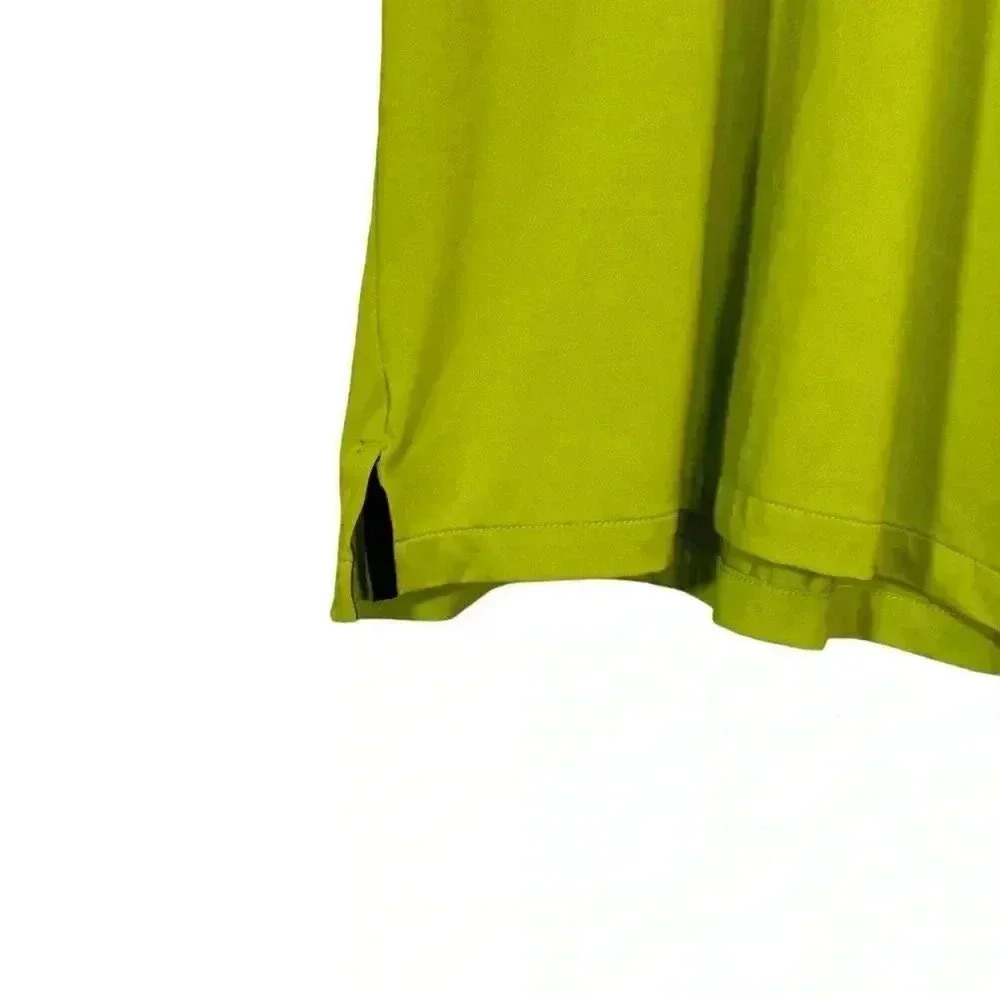 Nike Shirt Mens Medium "Bucks" Neon Green Golf Polo Short Sleeve Dri-Fit - Picture 3 of 11